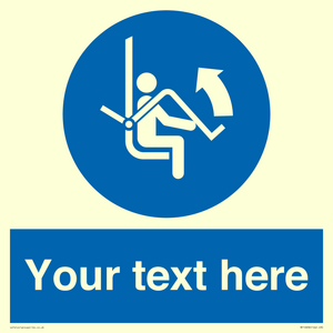 Custom Mandatory: Open safety bar of chairlift